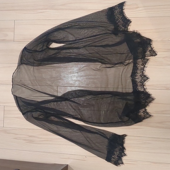 Mesh see through cardigan - Picture 1 of 3